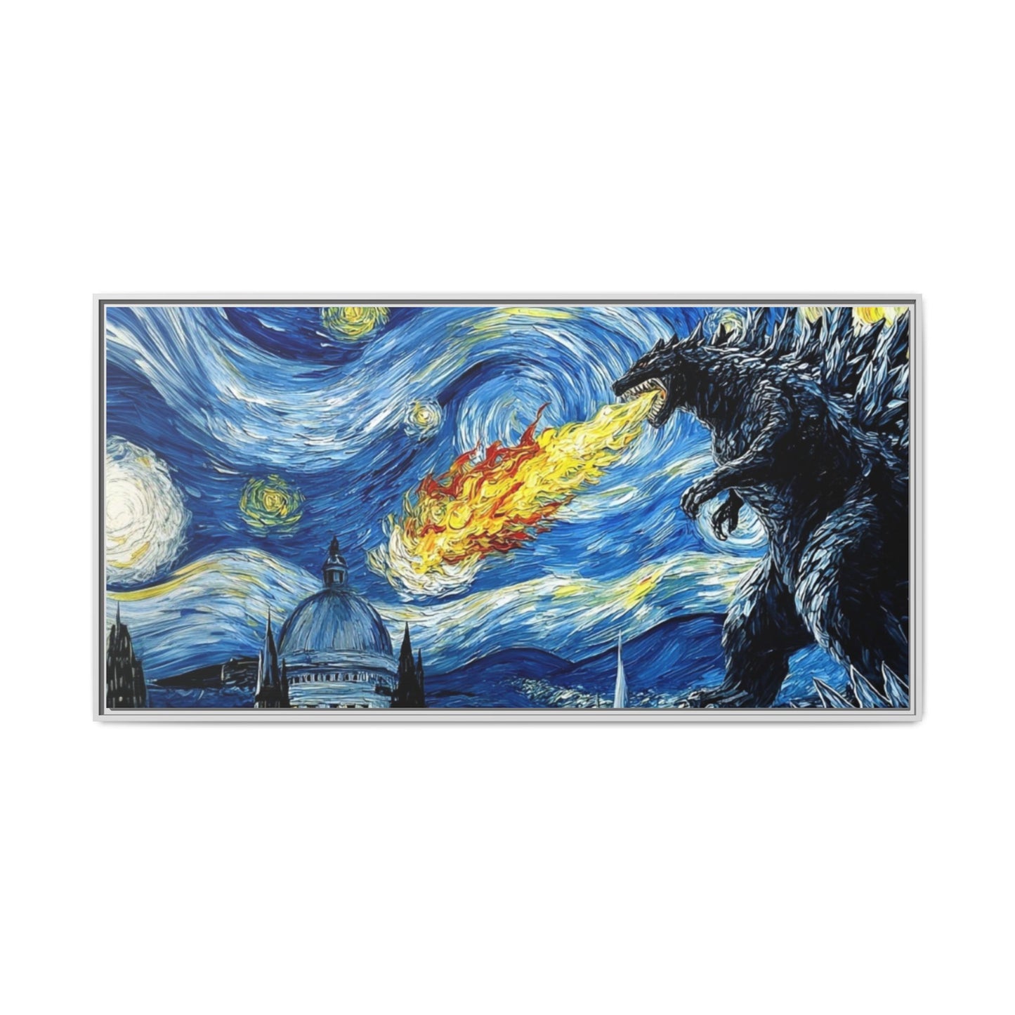 Godzilla Starry Night