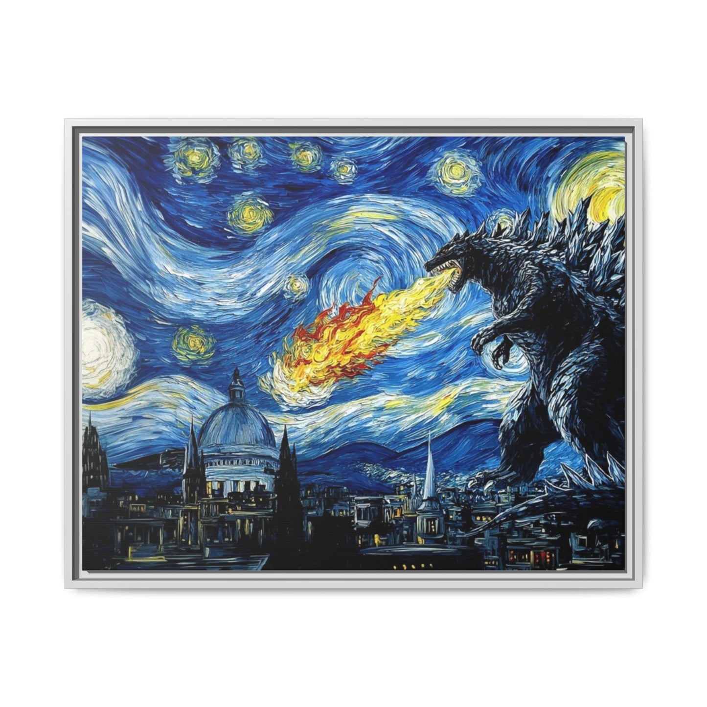 Godzilla Starry Night