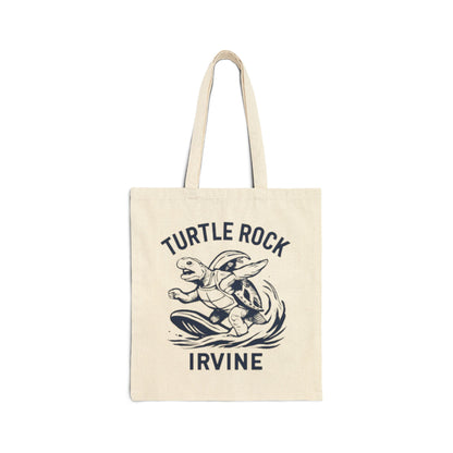 Turtle Rock Cotton Canvas Tote Bag