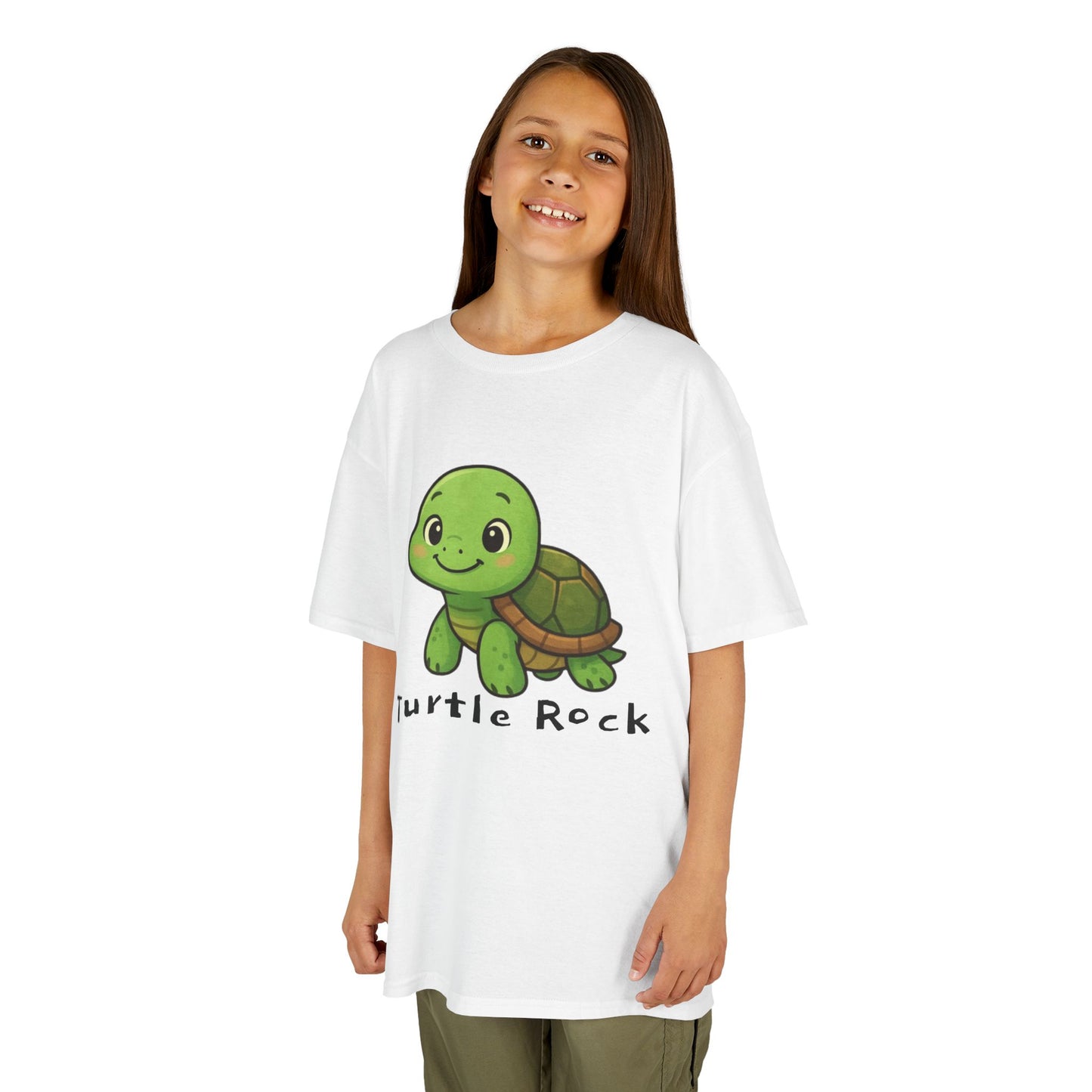 Cute Turtle Rock Kids Tee