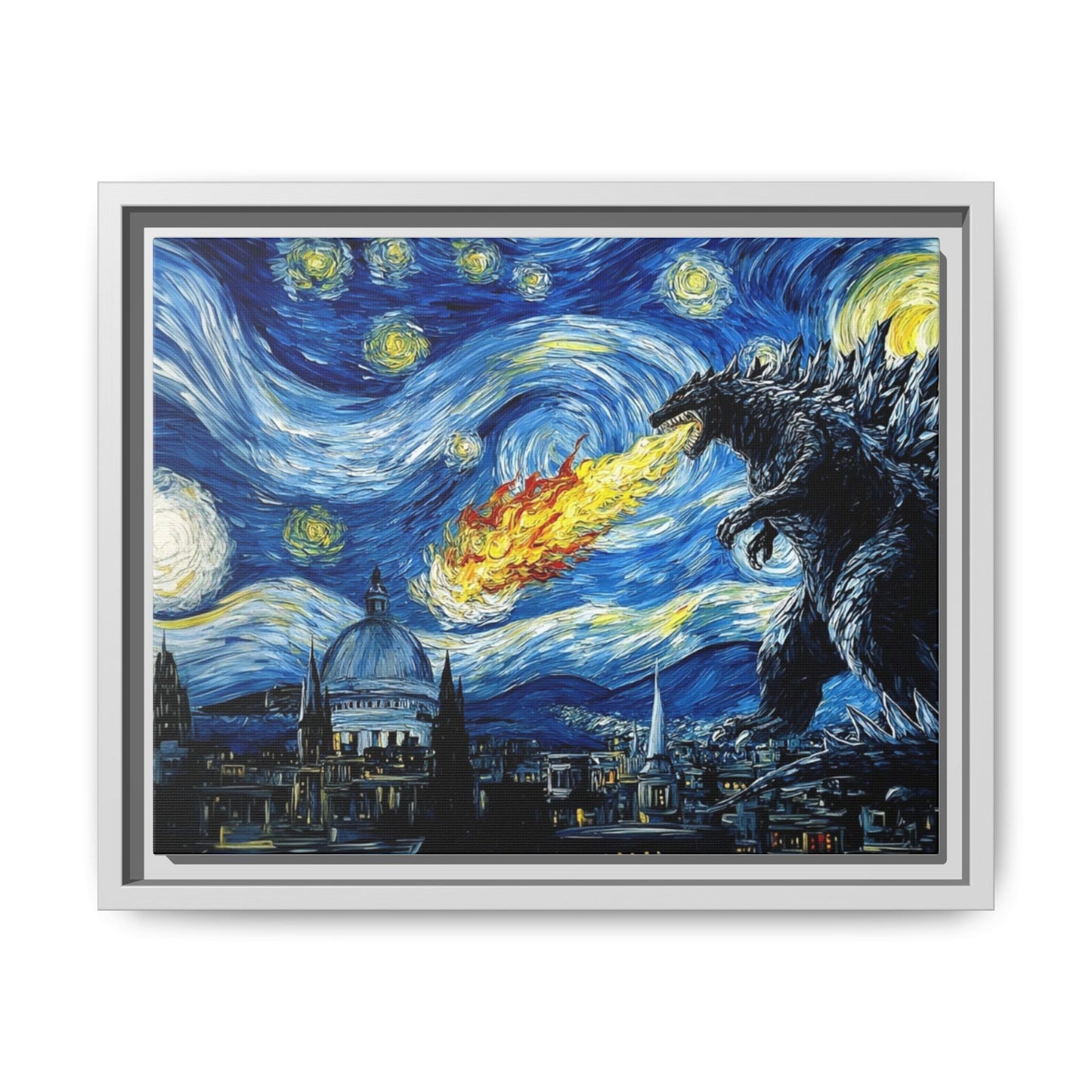 Godzilla Starry Night