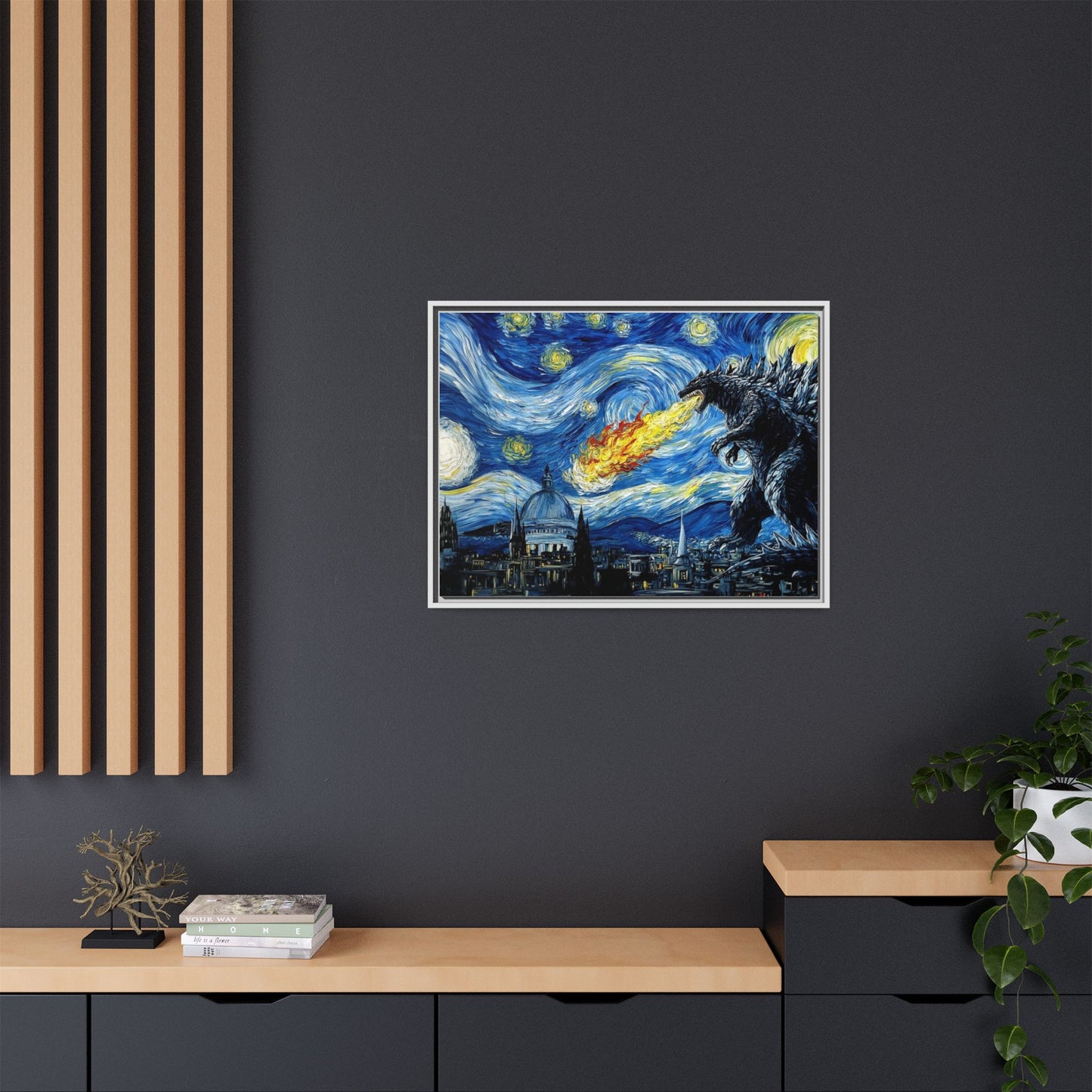 Godzilla Starry Night