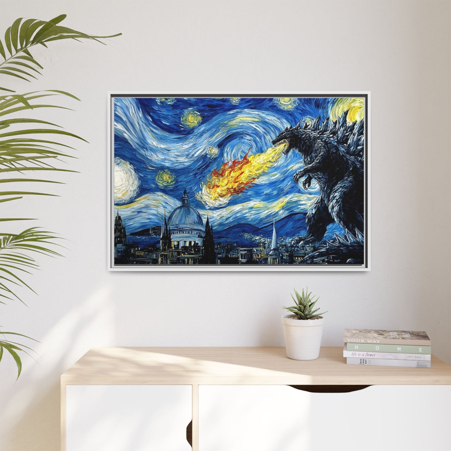 Godzilla Starry Night