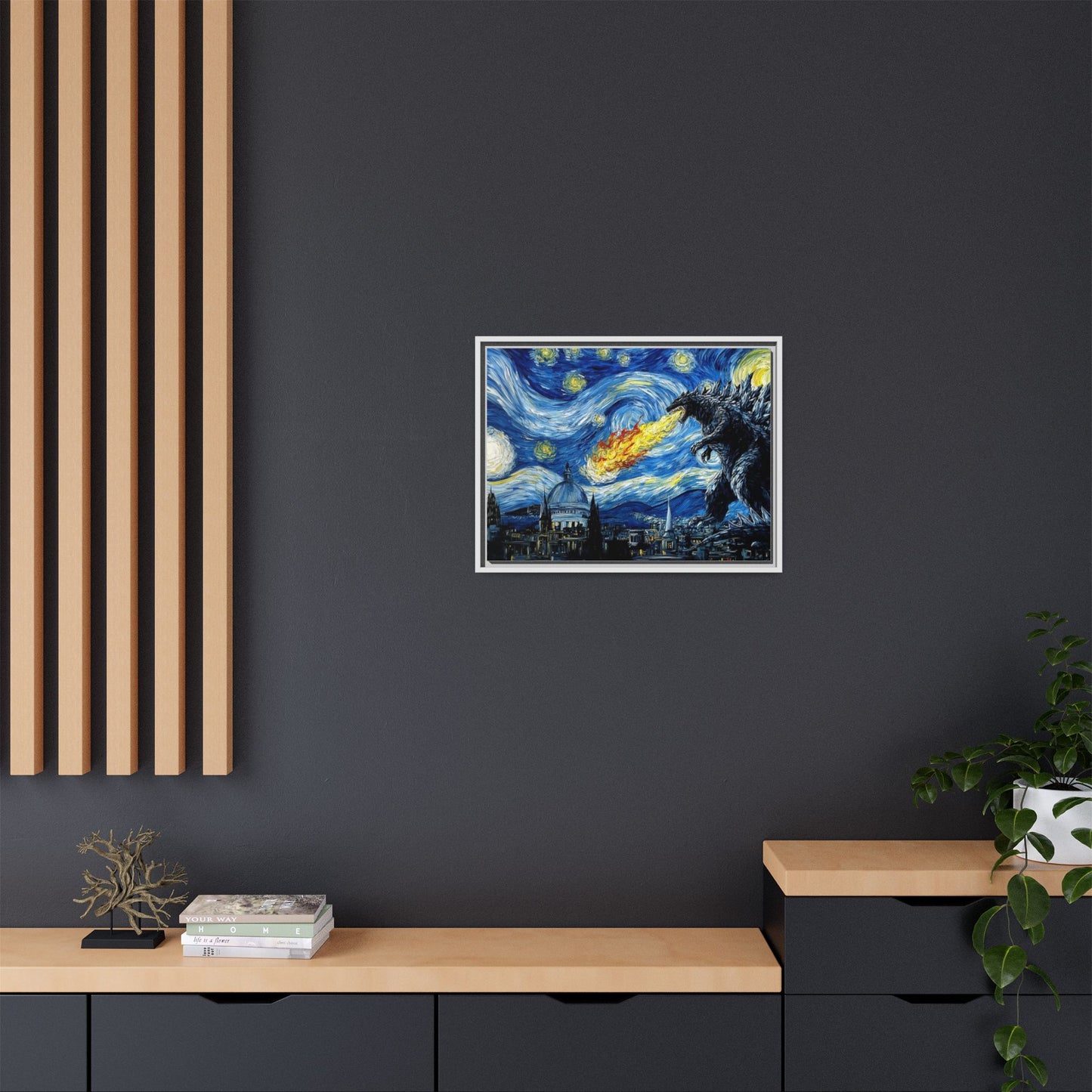 Godzilla Starry Night