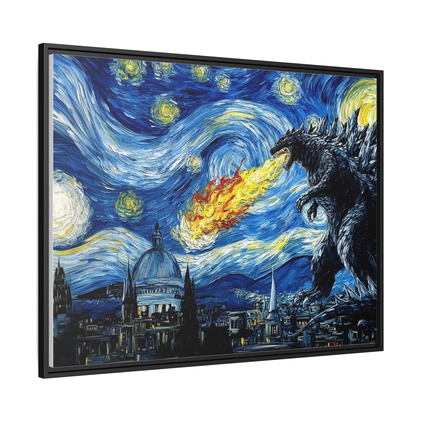 Godzilla Starry Night