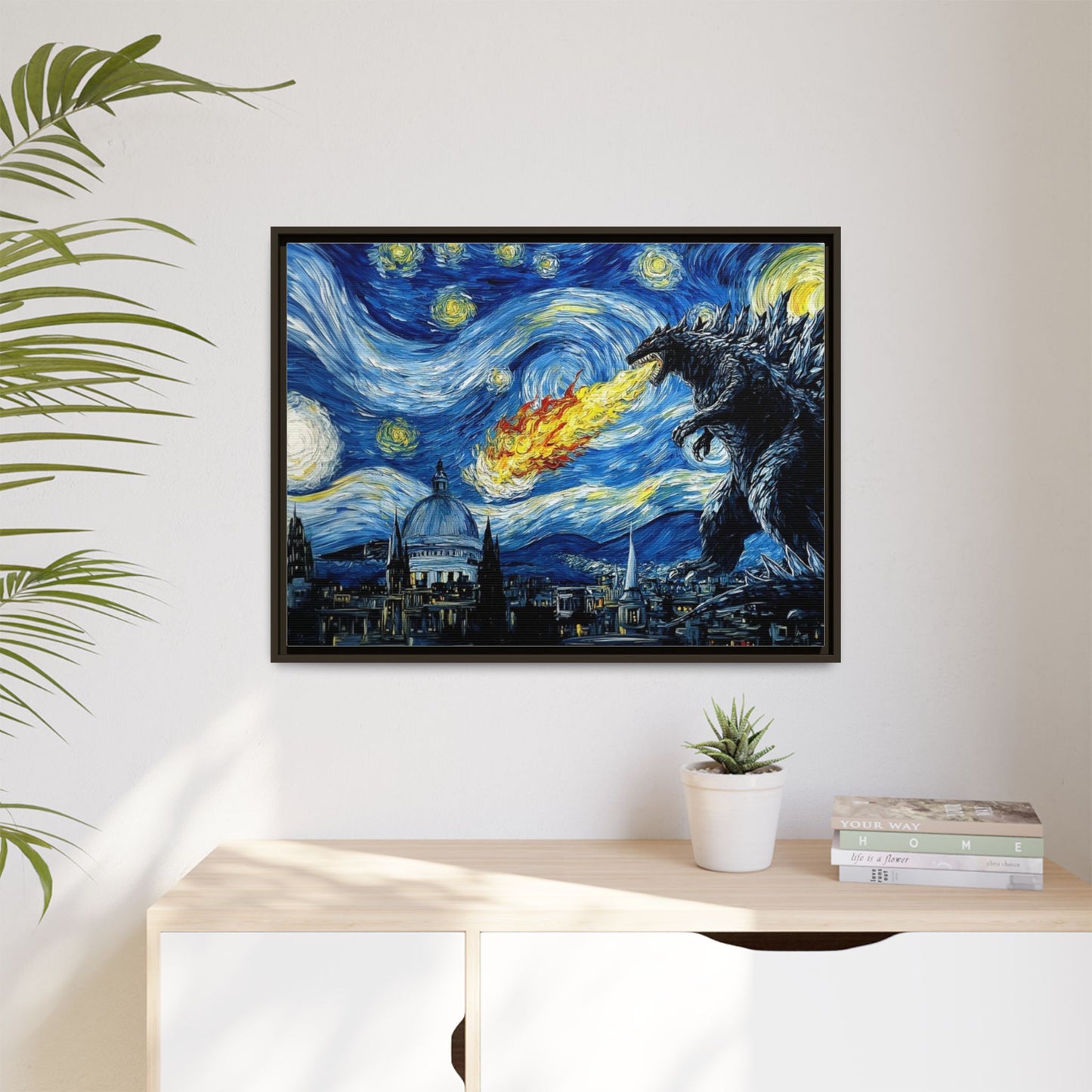 Godzilla Starry Night