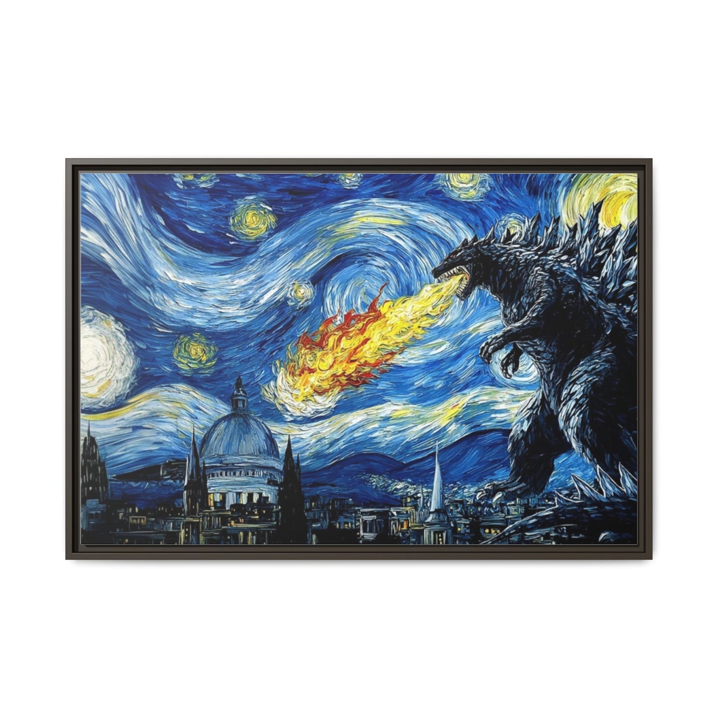 Godzilla Starry Night