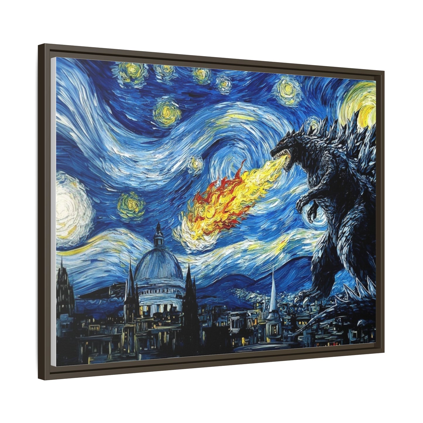 Godzilla Starry Night