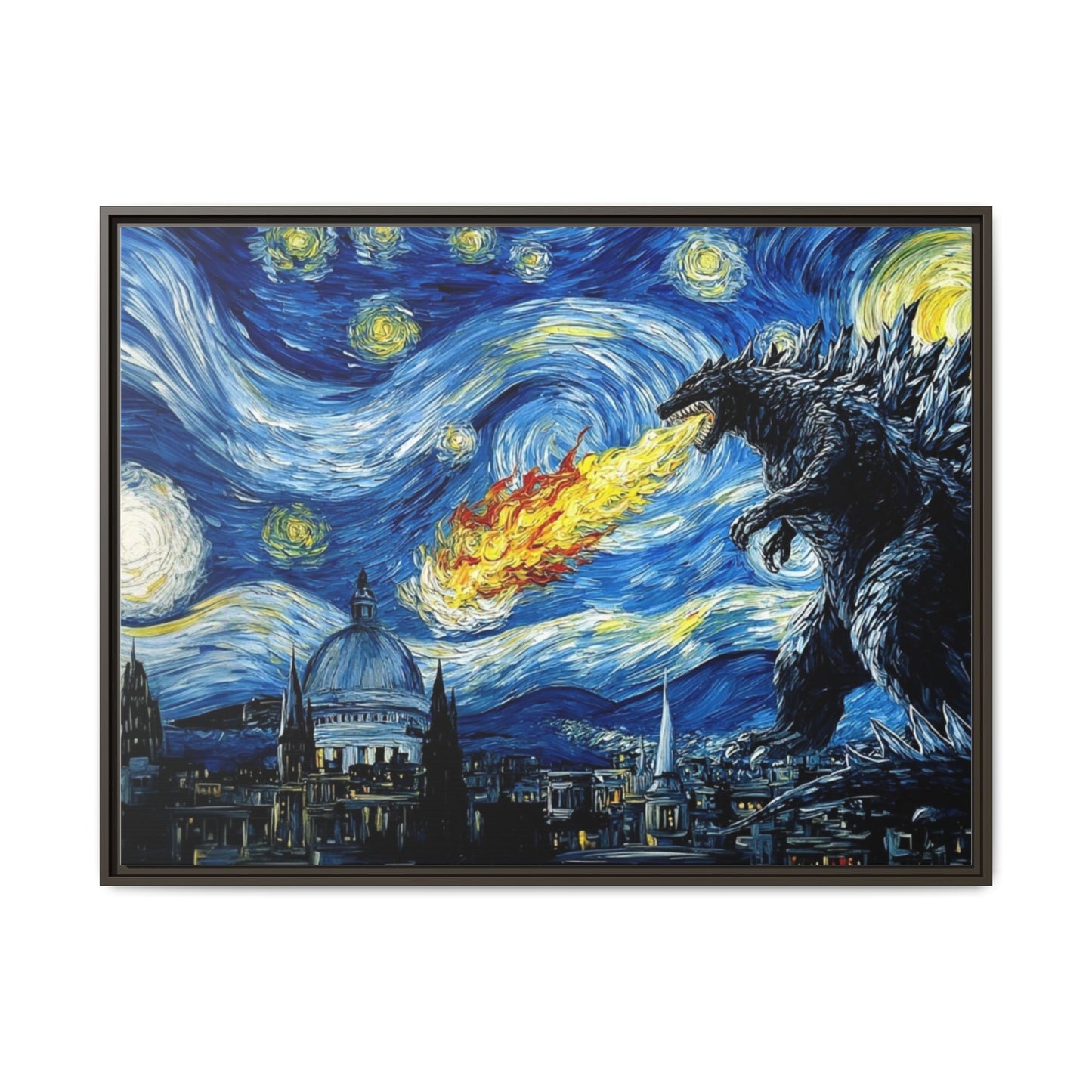 Godzilla Starry Night