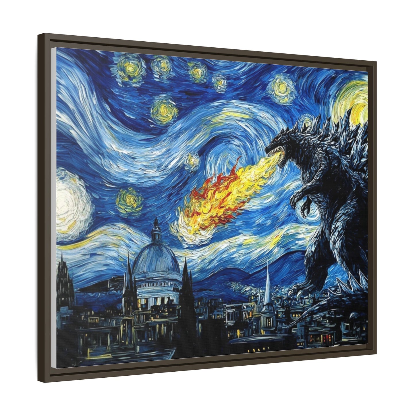 Godzilla Starry Night