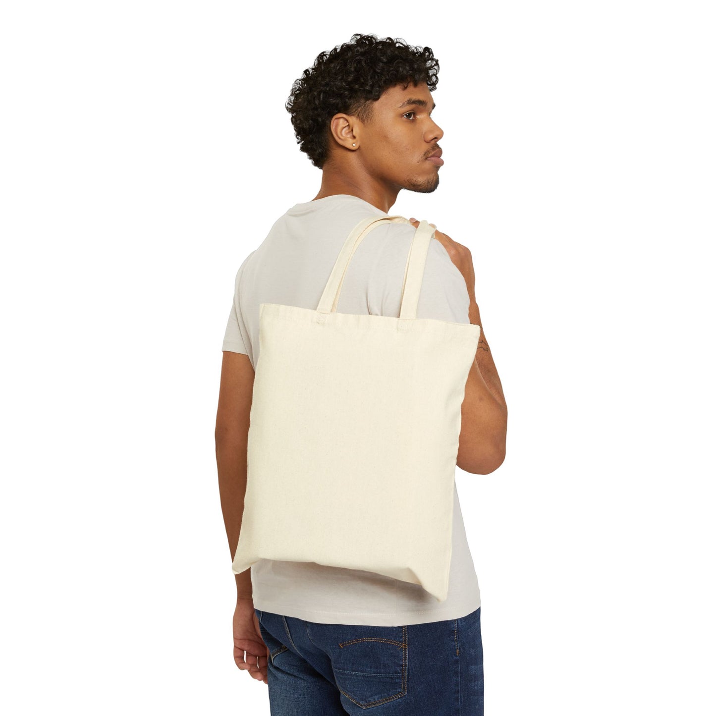 Turtle Rock Cotton Canvas Tote Bag
