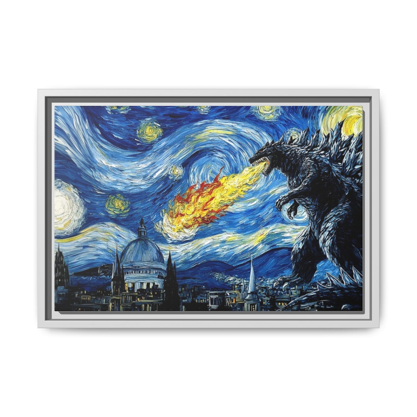 Godzilla Starry Night