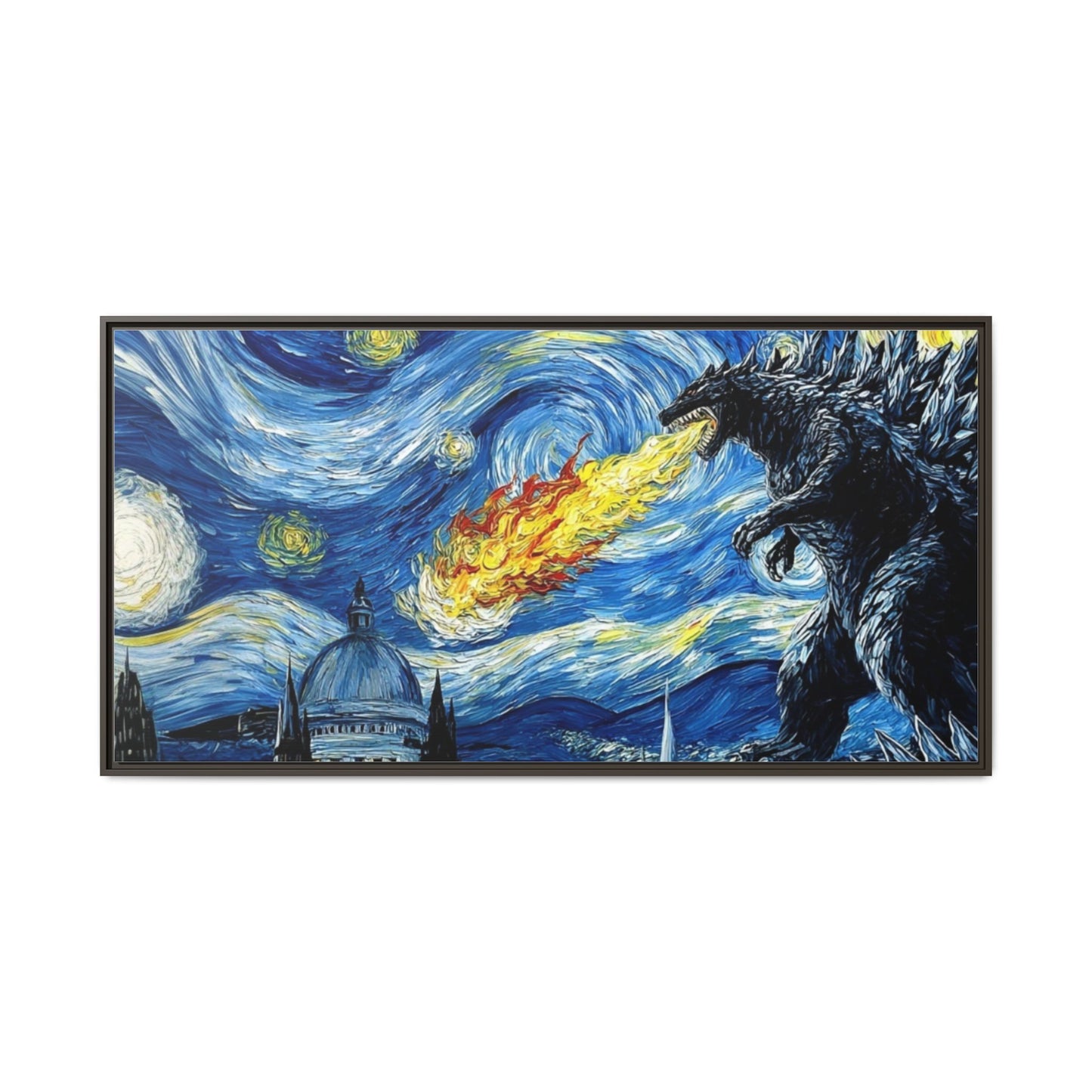 Godzilla Starry Night