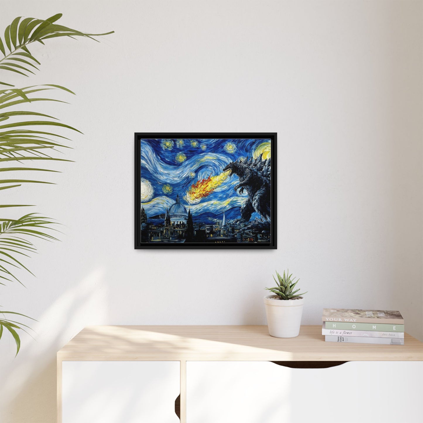 Godzilla Starry Night