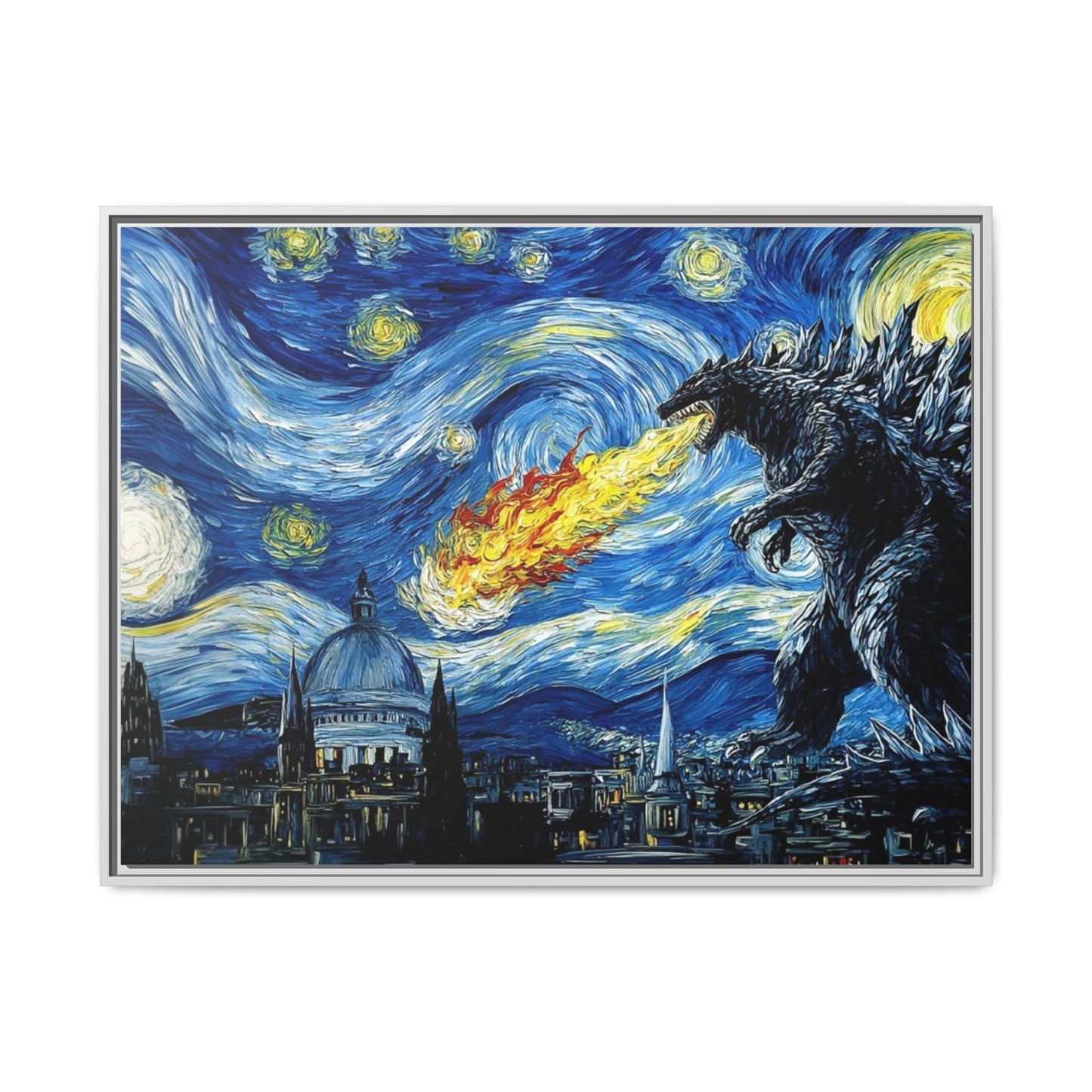 Godzilla Starry Night