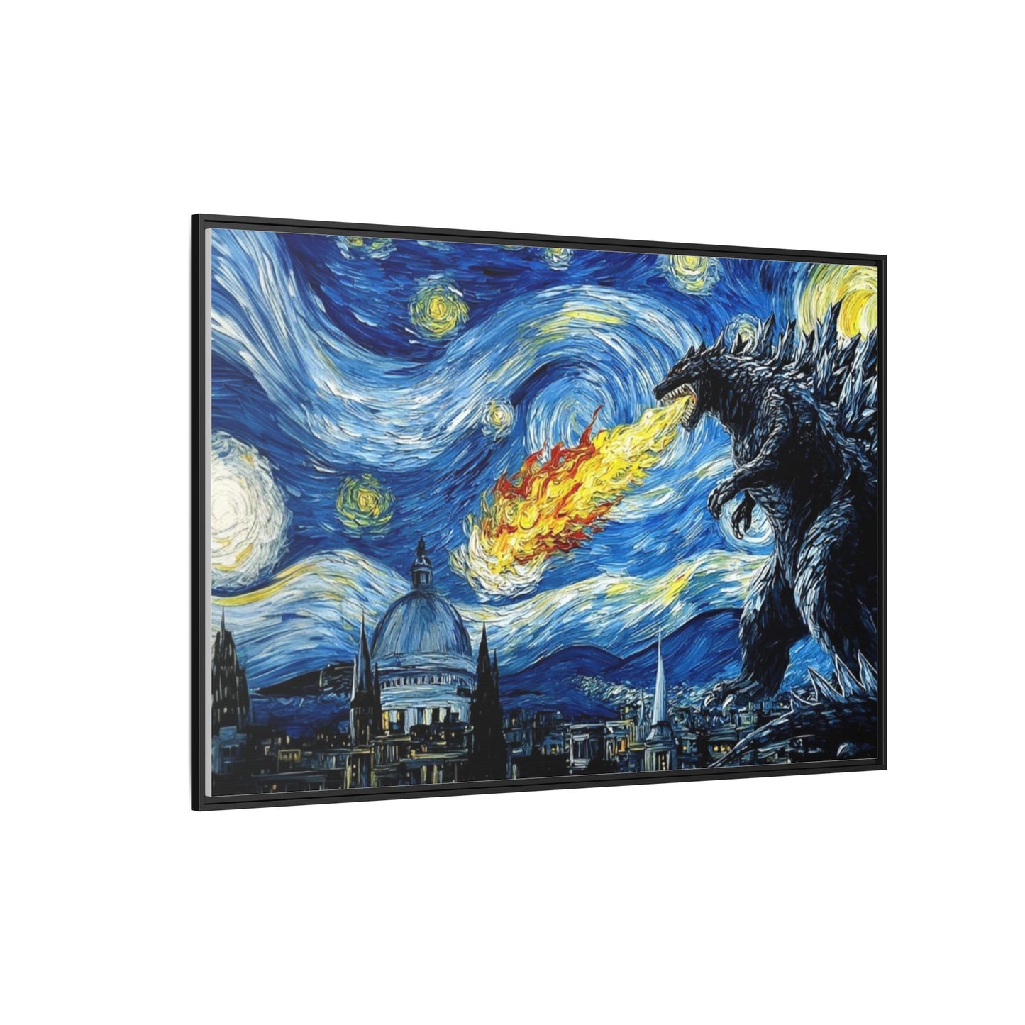 Godzilla Starry Night