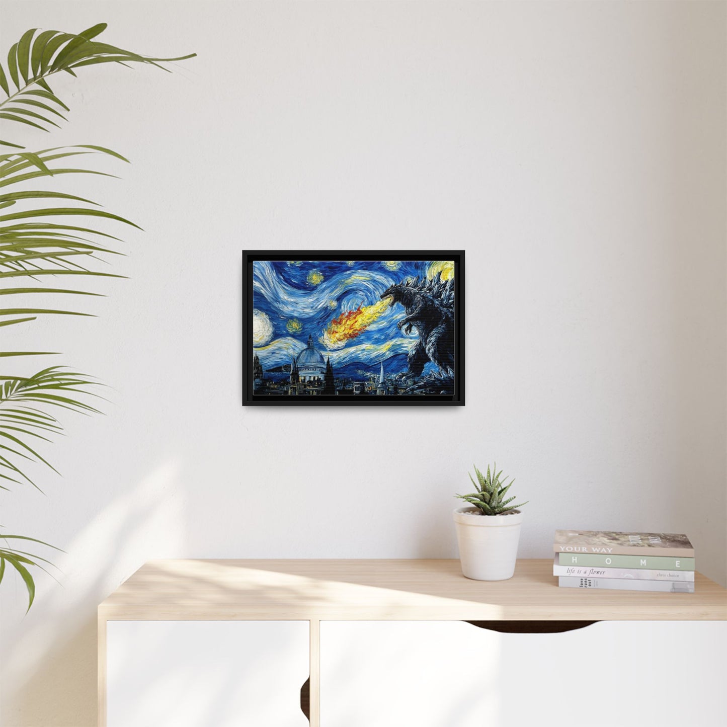 Godzilla Starry Night