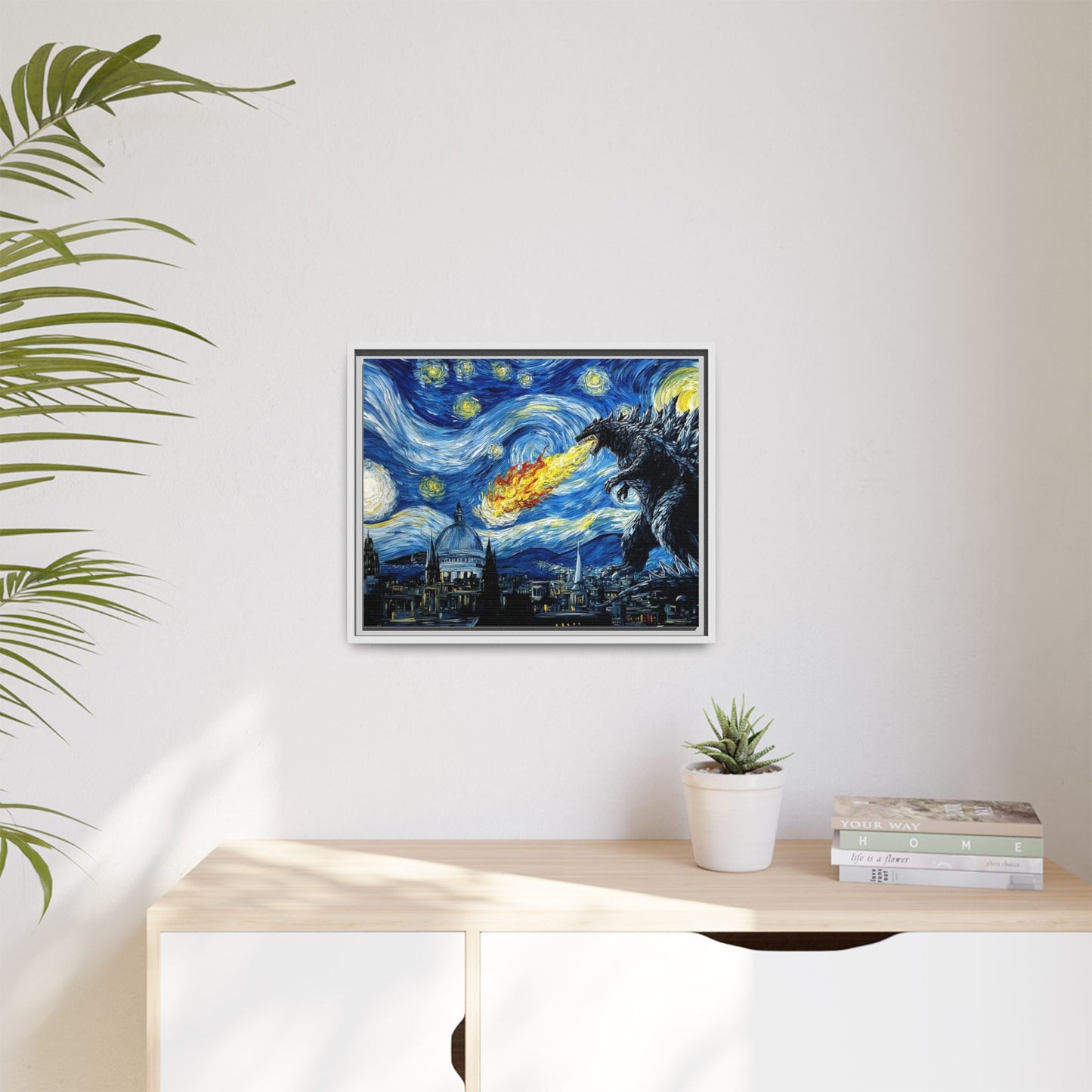Godzilla Starry Night