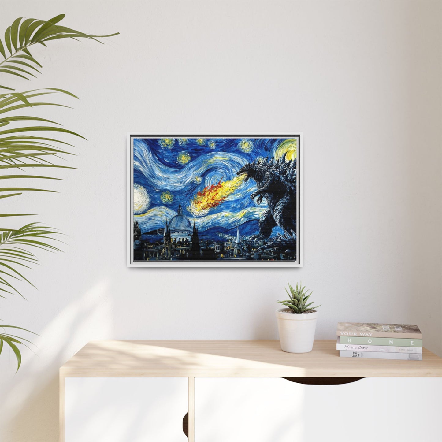 Godzilla Starry Night