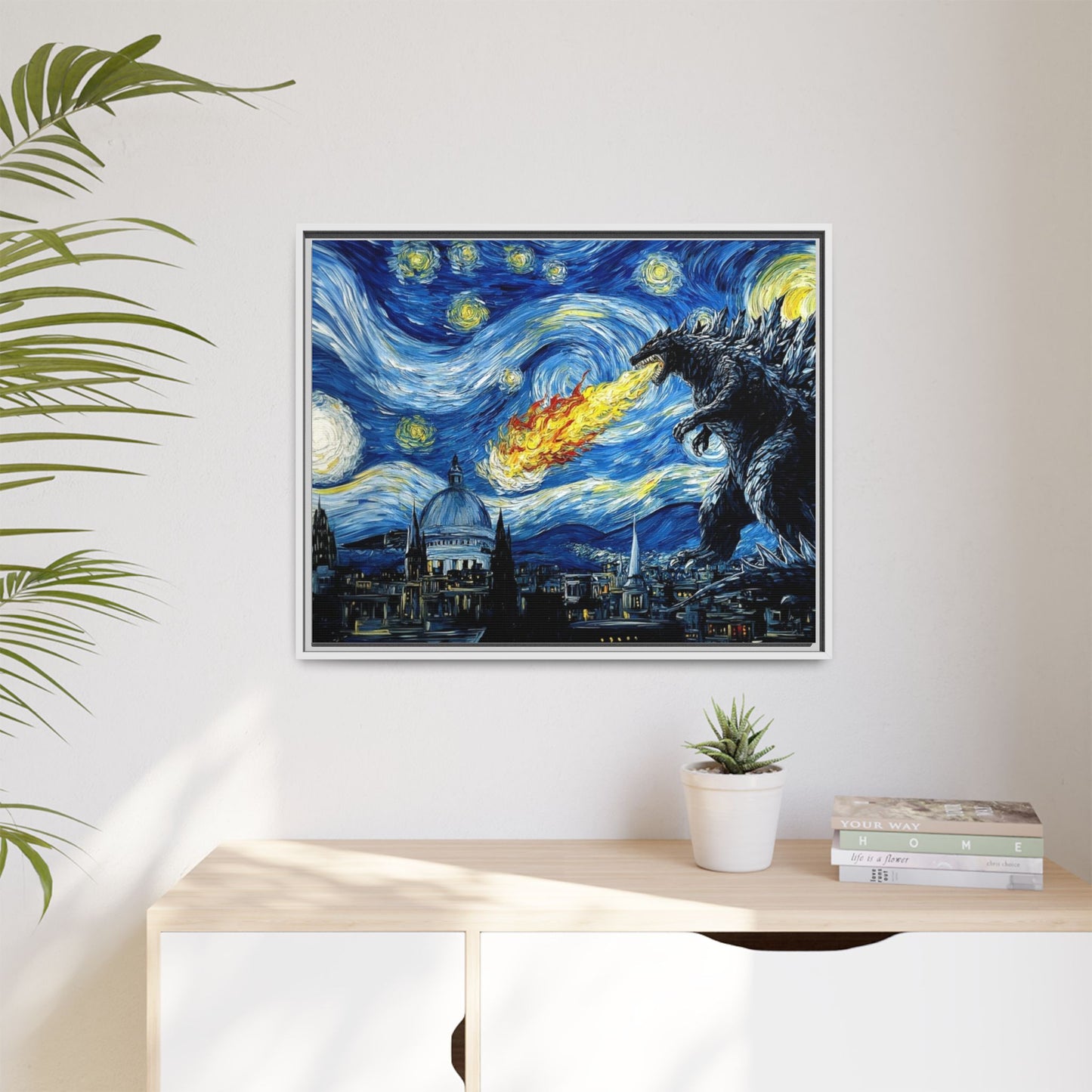 Godzilla Starry Night