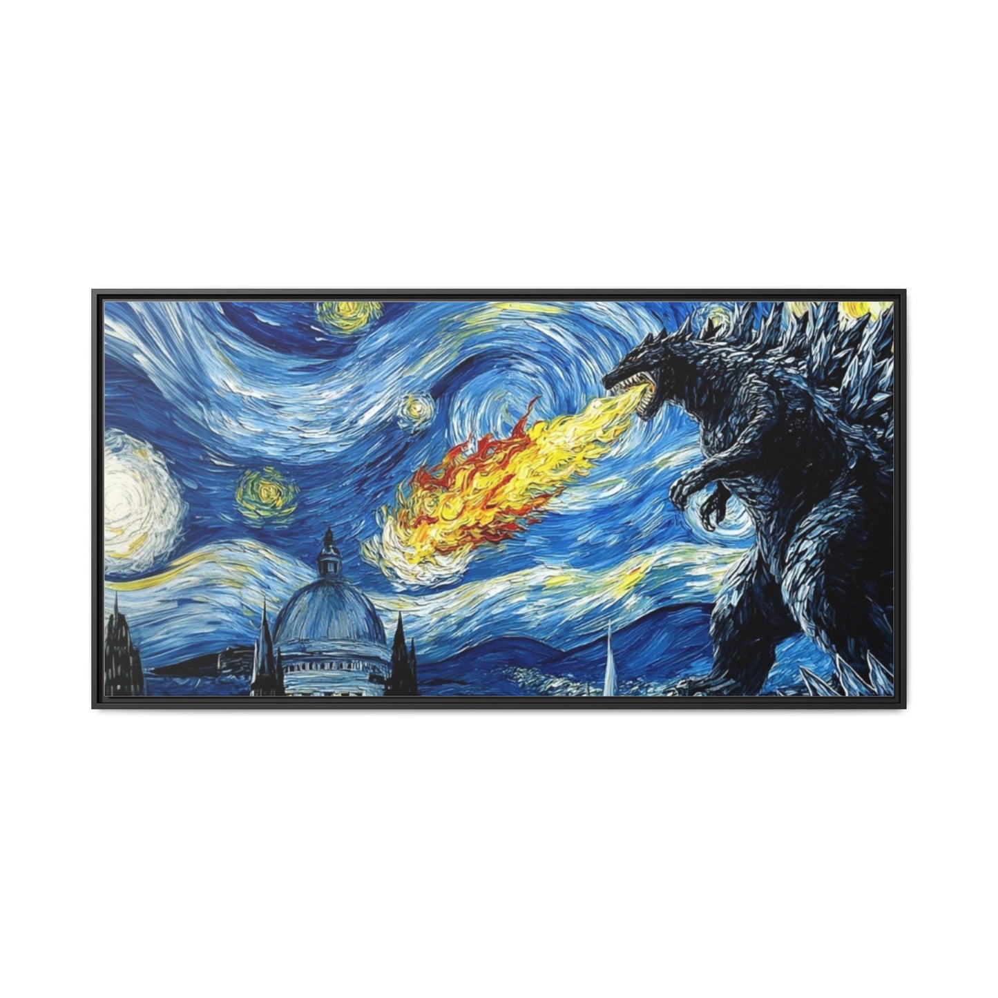 Godzilla Starry Night