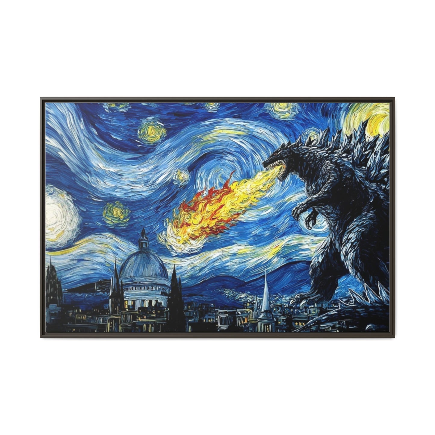 Godzilla Starry Night