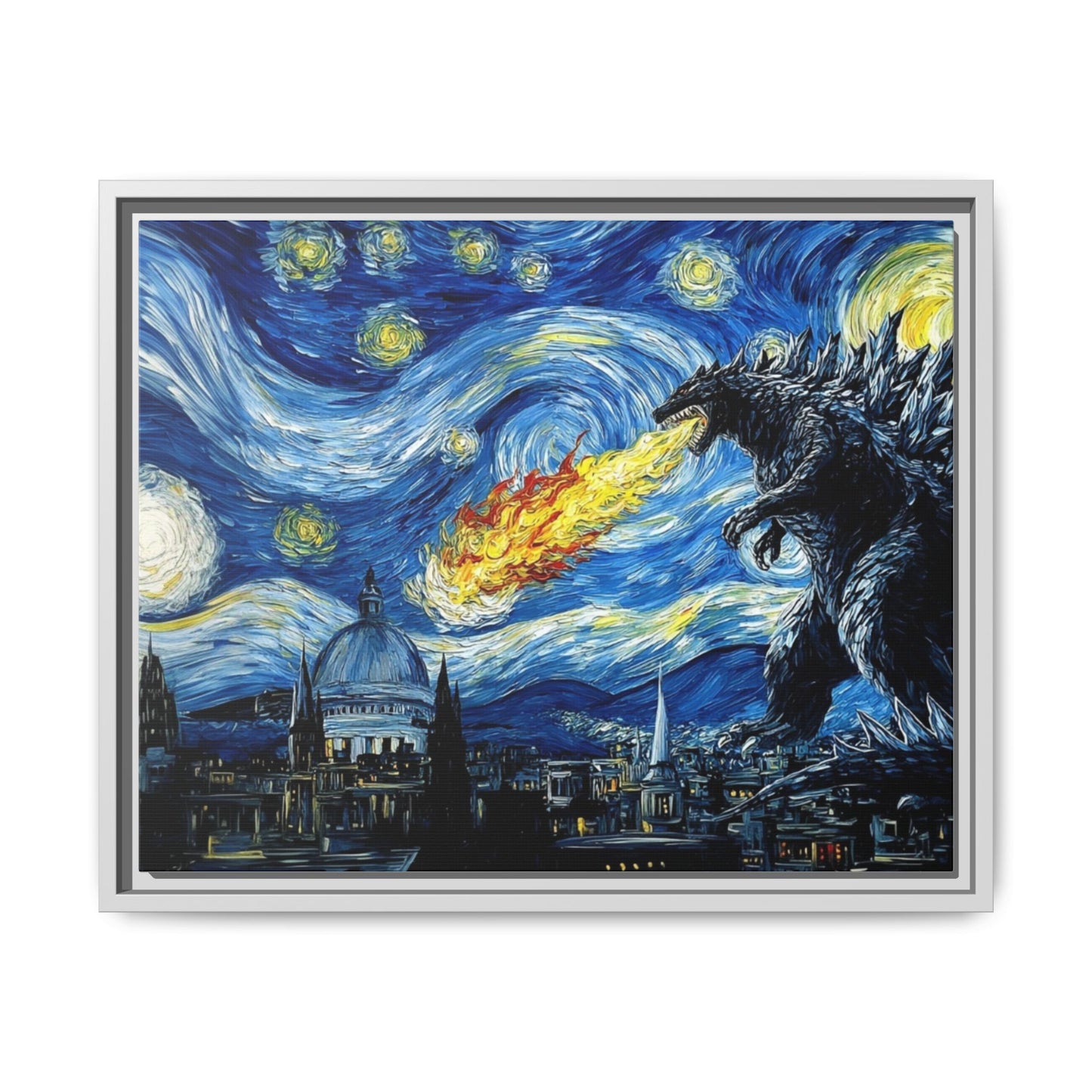 Godzilla Starry Night