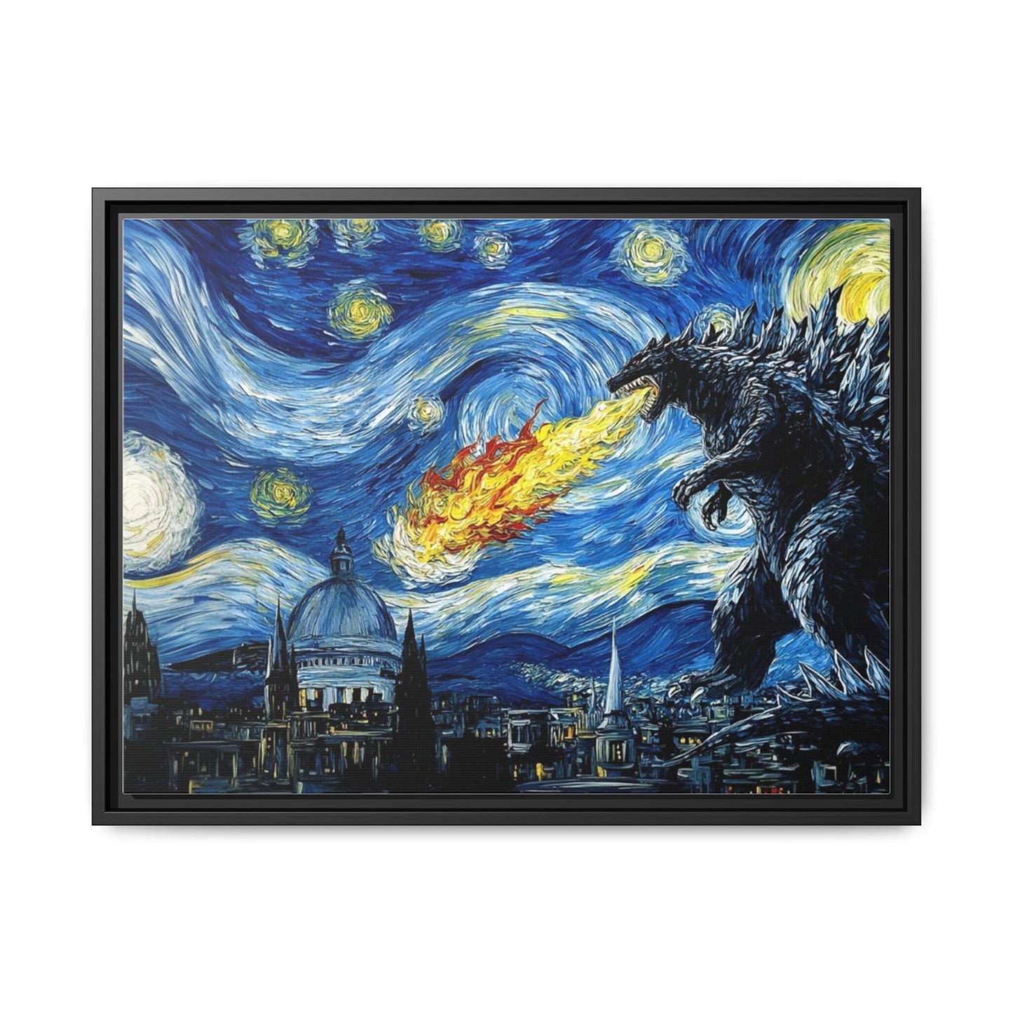 Godzilla Starry Night