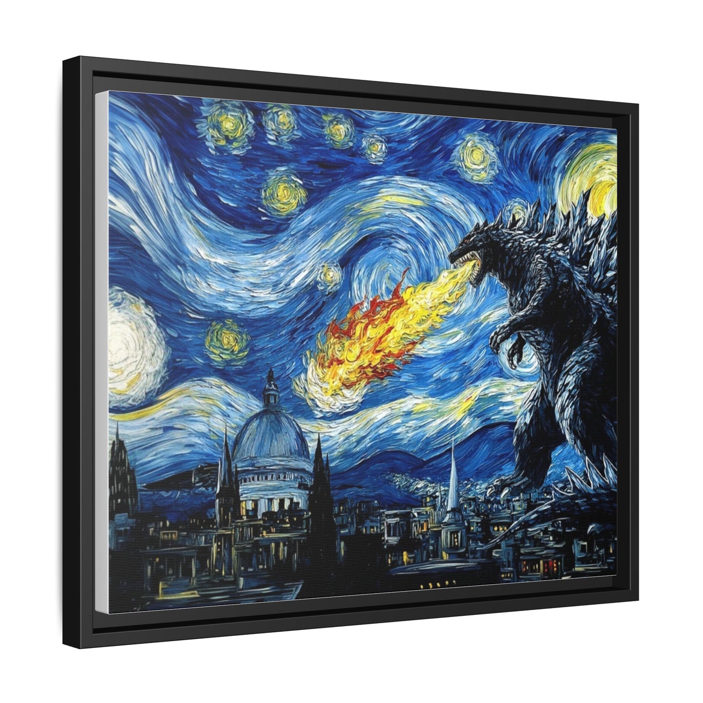 Godzilla Starry Night