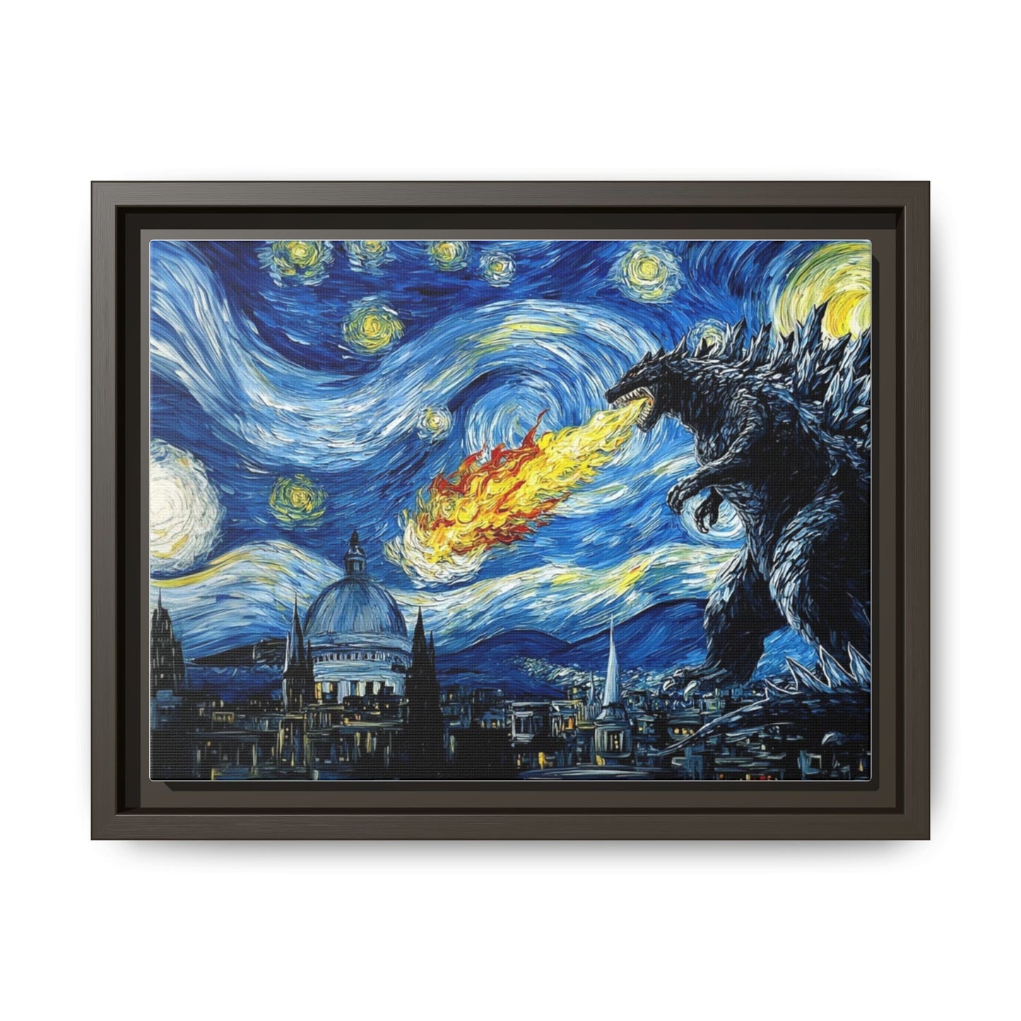 Godzilla Starry Night
