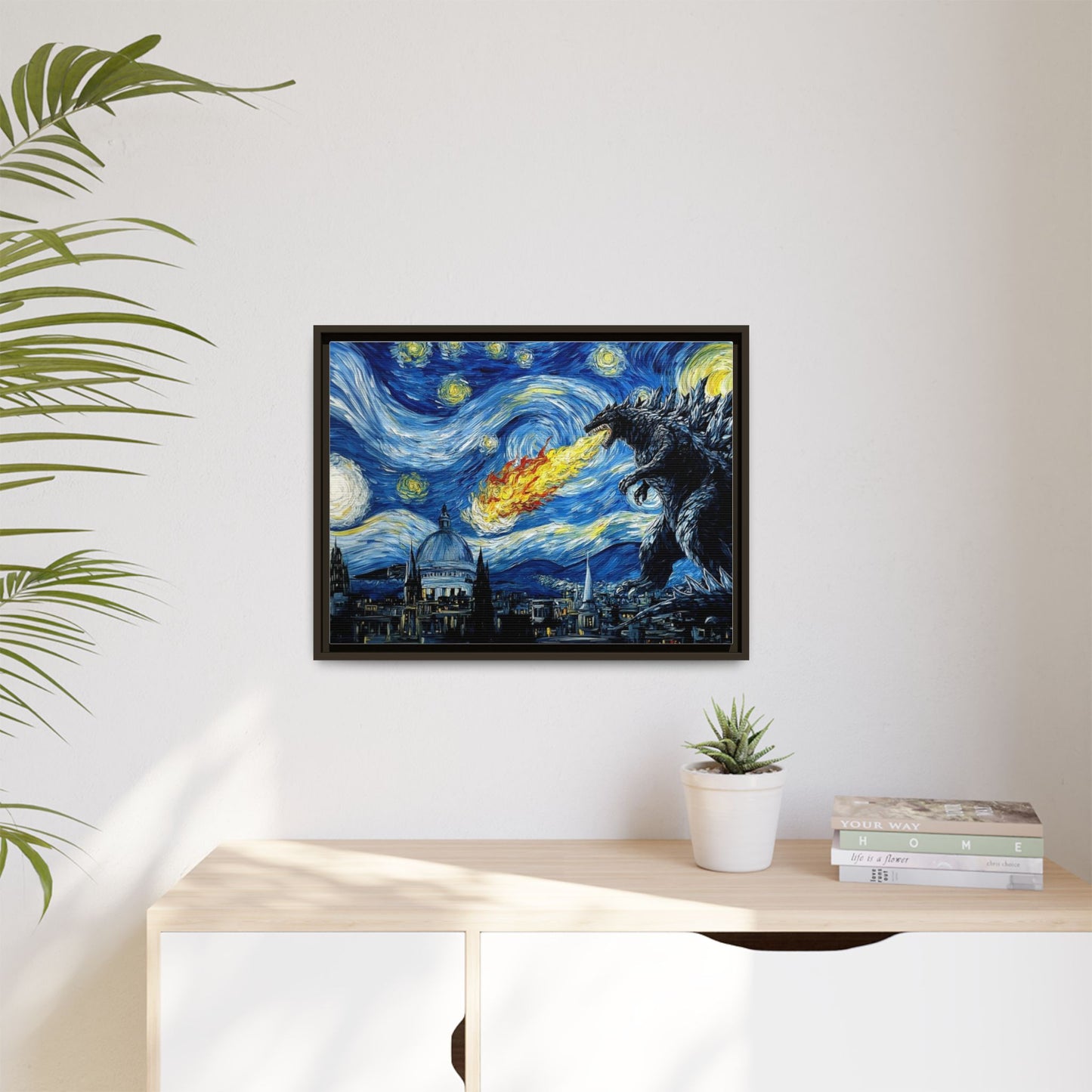 Godzilla Starry Night