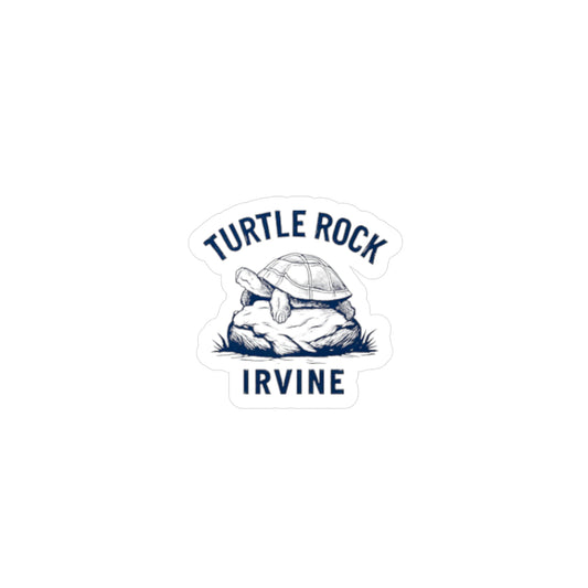 Turtle Rock Vinyl Decals - Charming Outdoor Stickers, Turtle Decor for Nature Lovers, Gifts for Garden Enthusiasts, Car Accessories