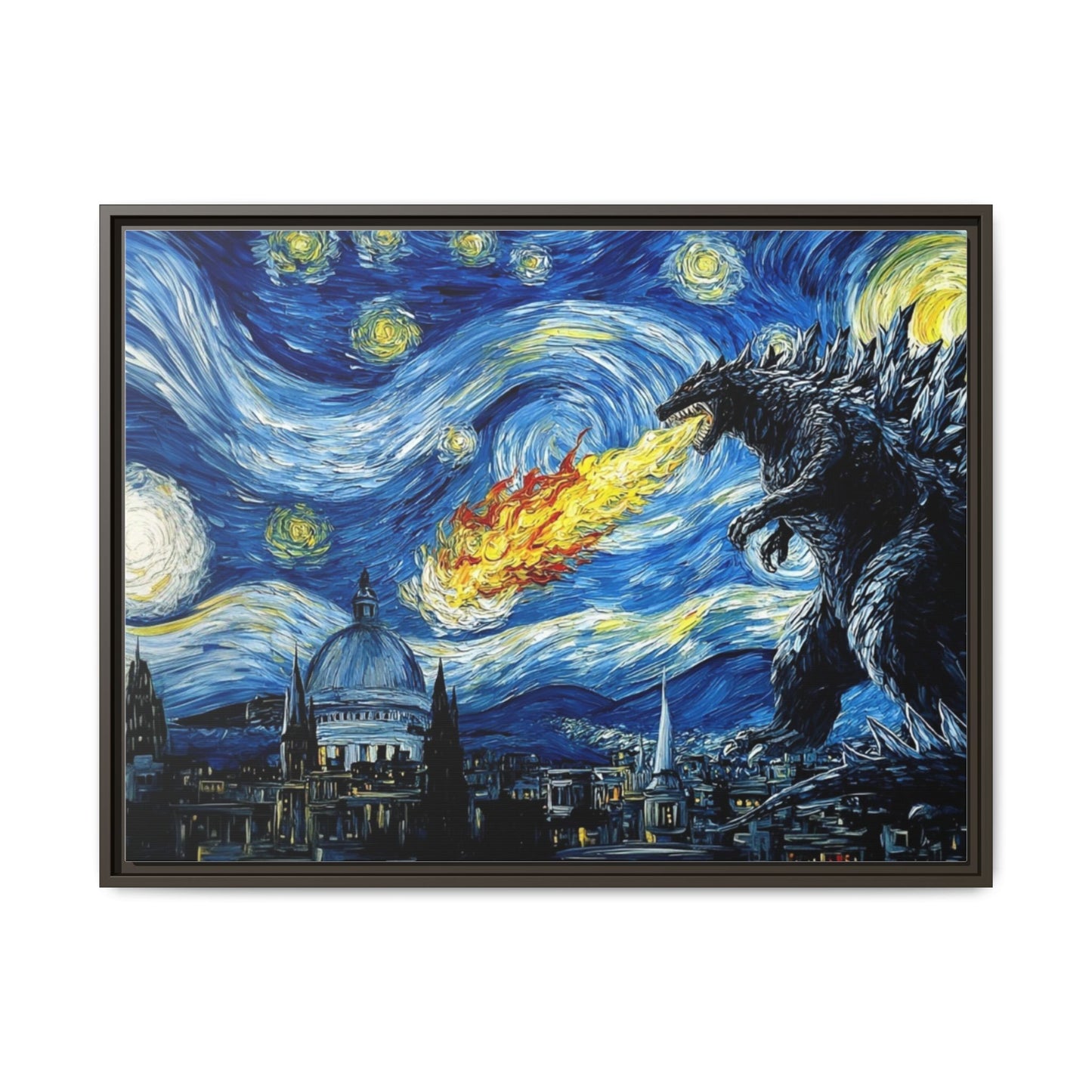 Godzilla Starry Night