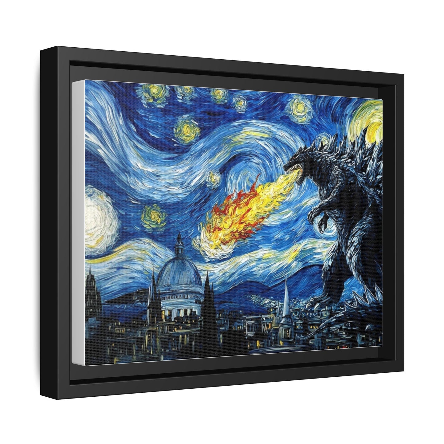 Godzilla Starry Night