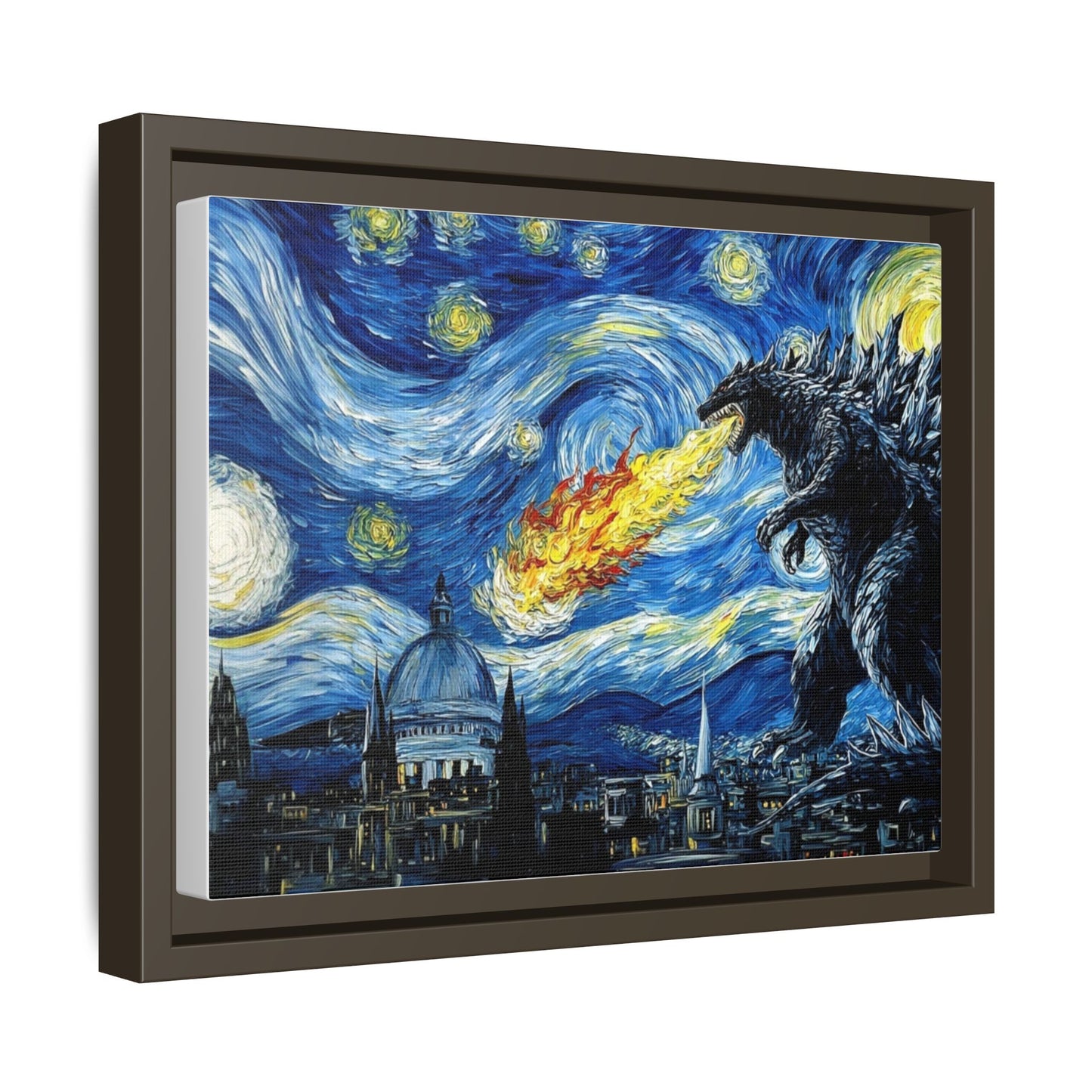 Godzilla Starry Night