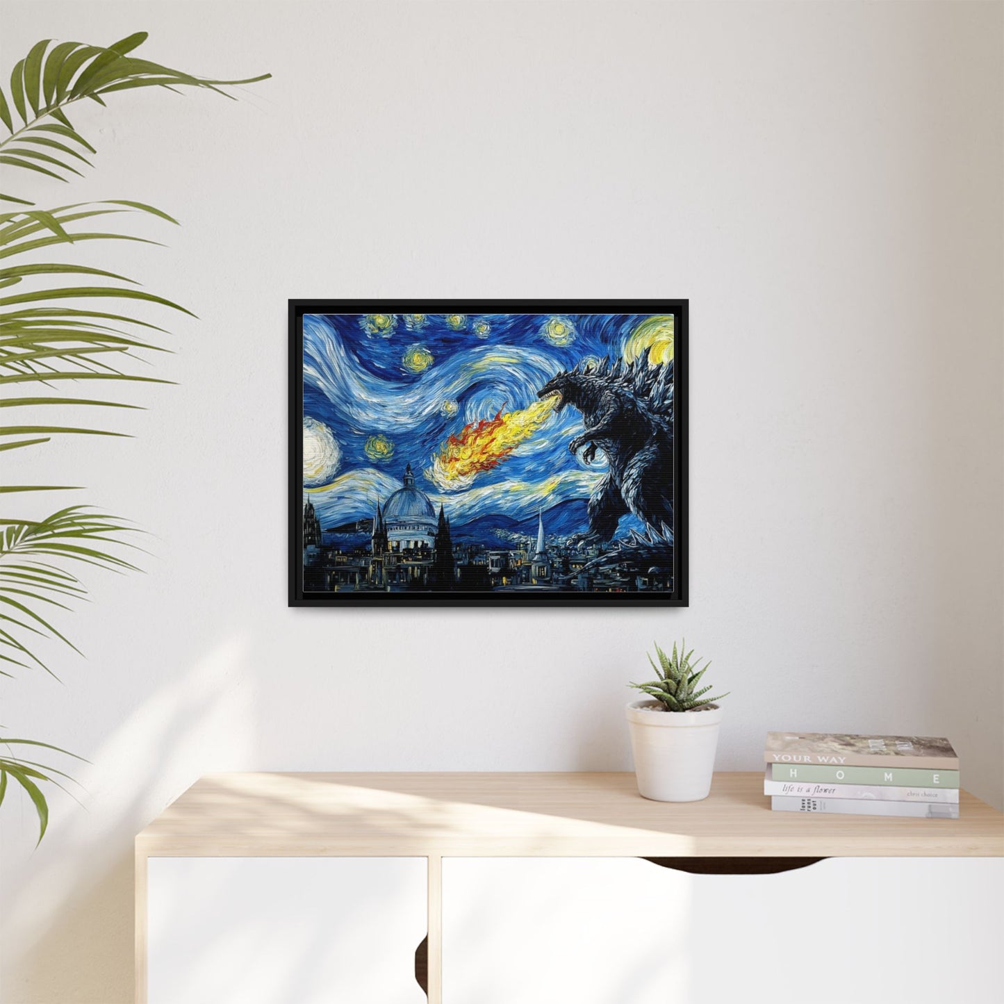 Godzilla Starry Night
