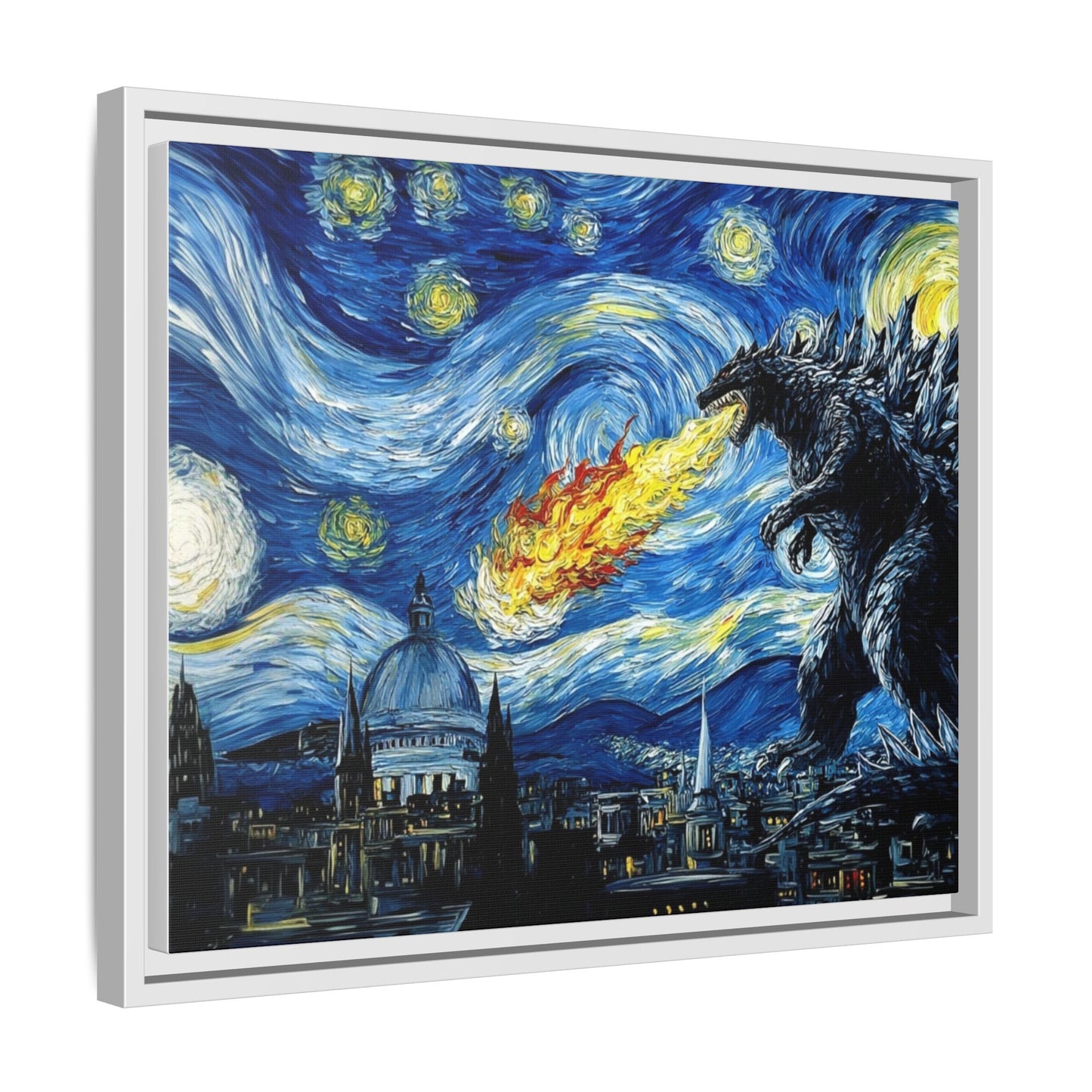 Godzilla Starry Night