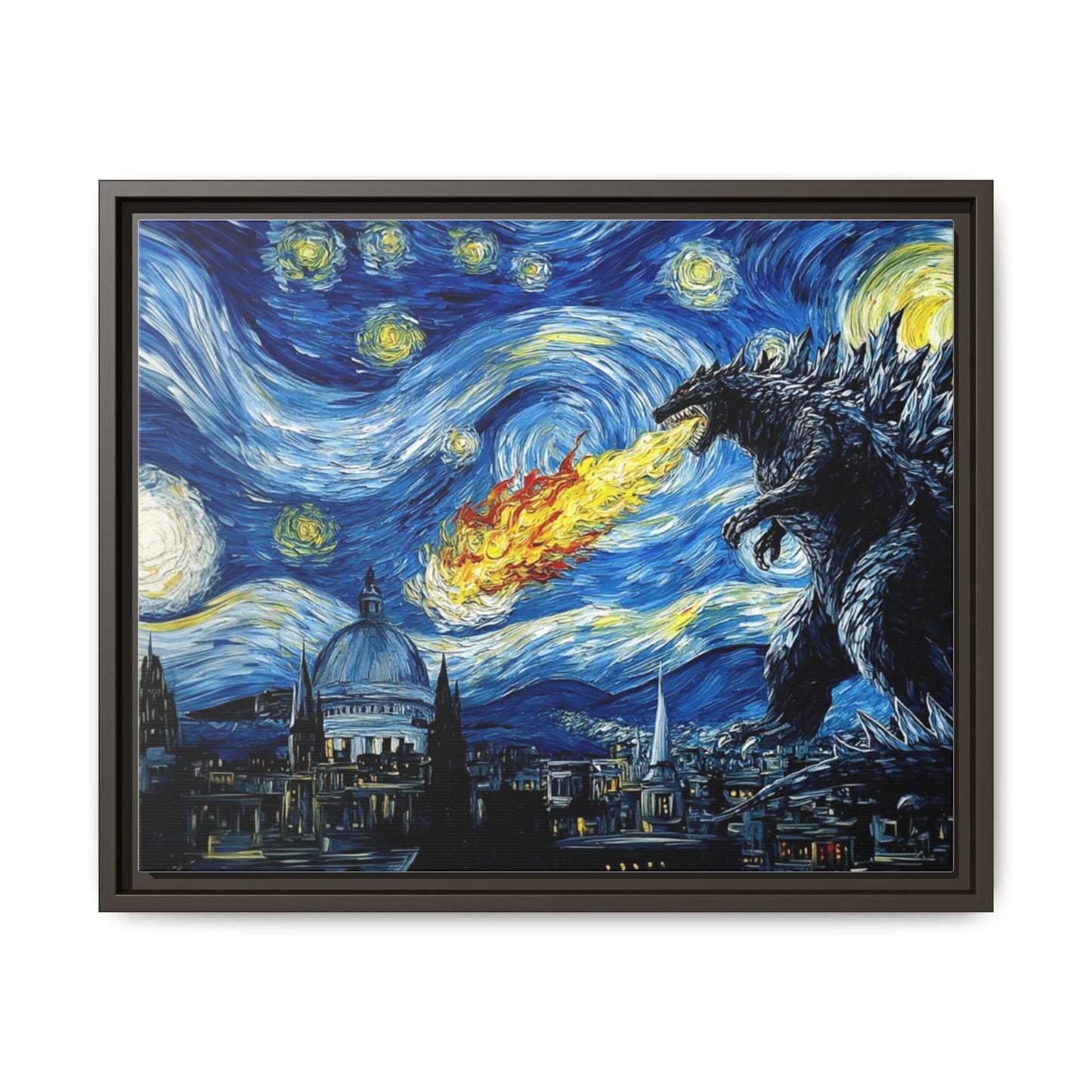 Godzilla Starry Night