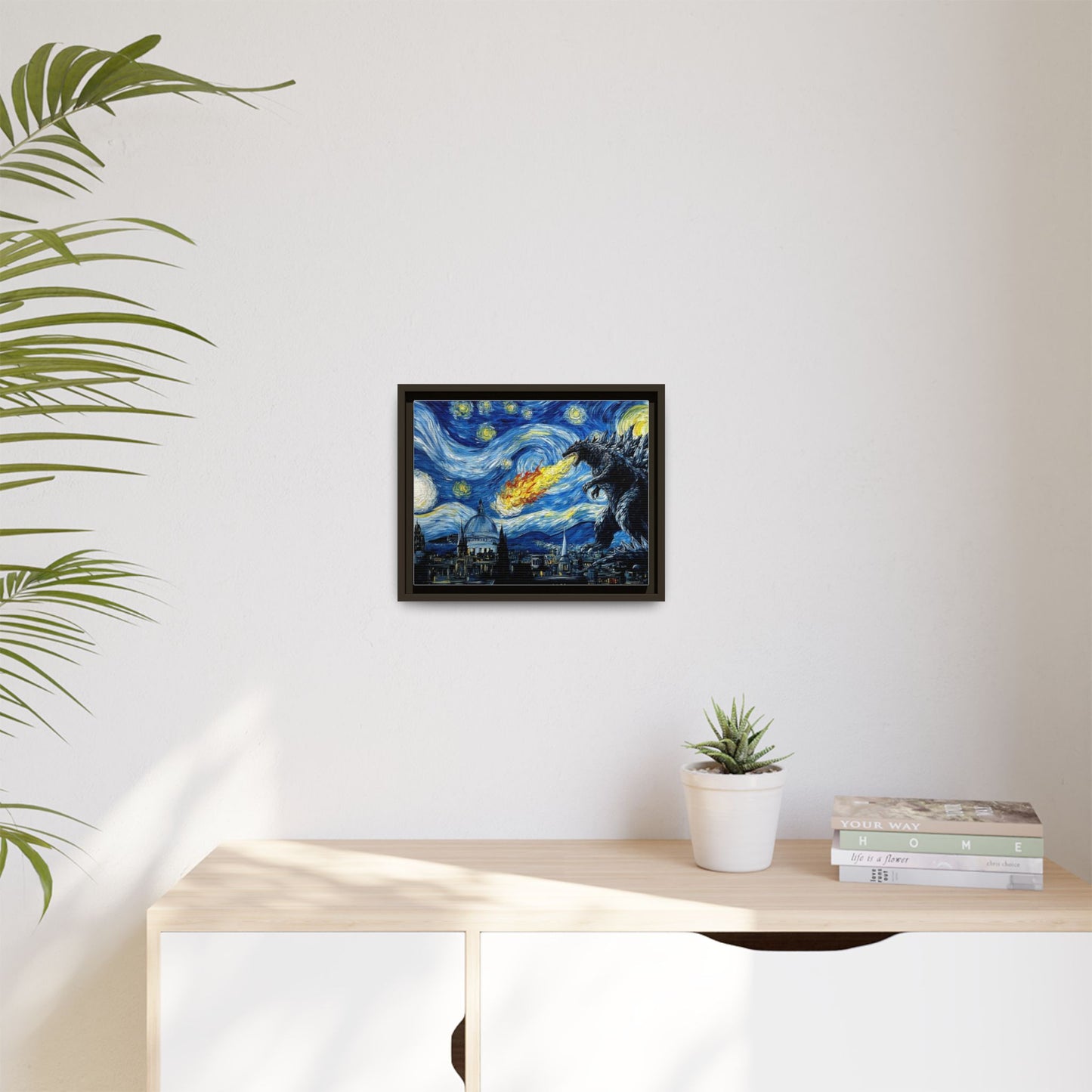 Godzilla Starry Night